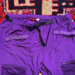 Supreme logo track pants